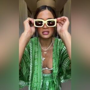 Shevoke Zingaro Castaway cream Sunglasses—brand new in box.